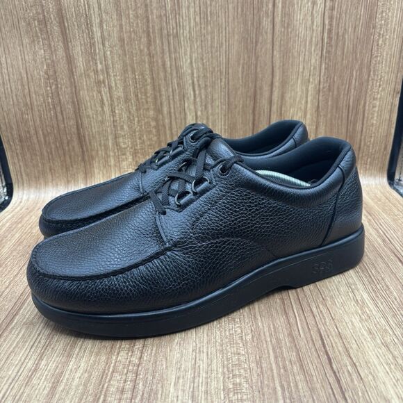 SAS Bout Time Black Leather Casual Walking Comfort Shoe Men Size 14.5 Extra Wide - Picture 3 of 9